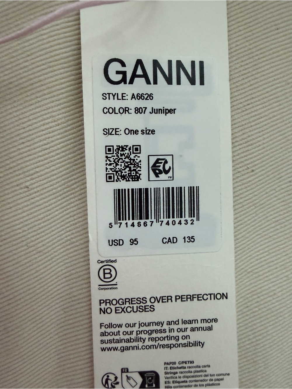 GANNI
logo-charm keyring - Picture 3 of 9